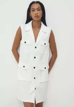 Answear Lab rochie culoarea alb, mini, drept imagine