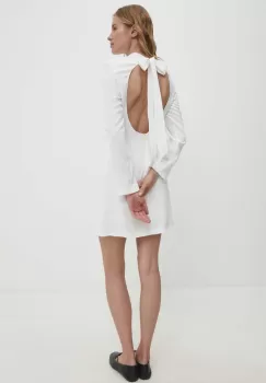 Answear Lab rochie culoarea alb, mini, drept imagine