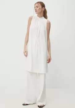 Answear Lab rochie culoarea alb, mini, evazati imagine