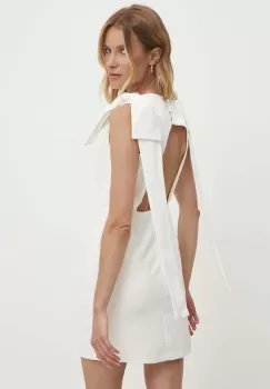 Answear Lab rochie culoarea alb, mini, mulata imagine