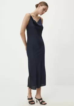 Answear Lab rochie culoarea albastru marin, maxi, drept imagine