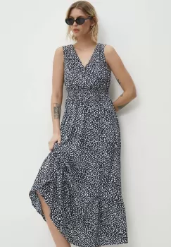 Answear Lab rochie culoarea albastru marin, maxi, evazati imagine