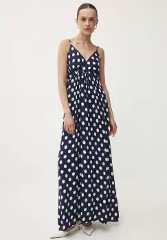 Answear Lab rochie culoarea albastru marin, maxi, evazati imagine