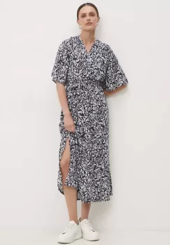 Answear Lab rochie culoarea albastru marin, maxi, evazati imagine