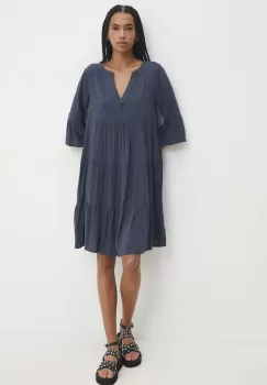 Answear Lab rochie culoarea albastru marin, mini, drept imagine