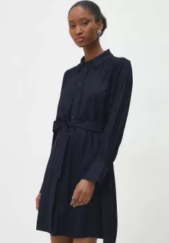 Answear Lab rochie culoarea albastru marin, mini, drept imagine