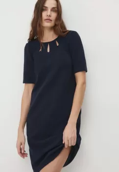 Answear Lab rochie culoarea albastru marin, mini, drept imagine