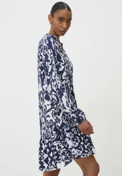 Answear Lab rochie culoarea albastru marin, mini, evazati imagine