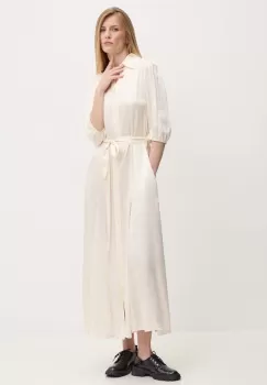 Answear Lab rochie culoarea bej, maxi, drept imagine