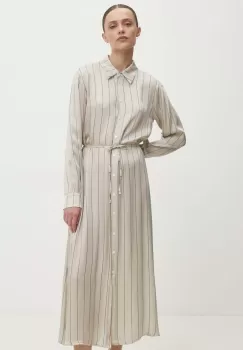 Answear Lab rochie culoarea bej, maxi, drept imagine