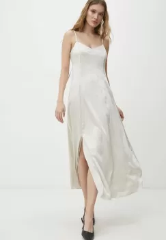 Answear Lab rochie culoarea bej, maxi, evazati imagine