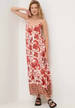 Answear Lab rochie culoarea bej, maxi, evazati imagine