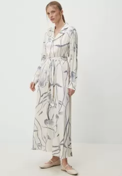 Answear Lab rochie culoarea bej, maxi, evazati imagine