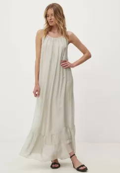 Answear Lab rochie culoarea bej, maxi, evazati imagine