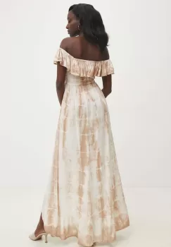 Answear Lab rochie culoarea bej, maxi, evazati imagine