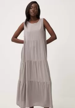 Answear Lab rochie culoarea bej, maxi, evazati imagine