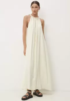 Answear Lab rochie culoarea bej, maxi, evazati imagine