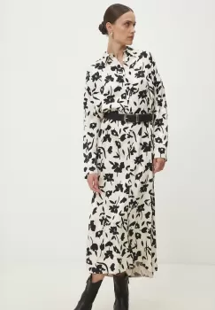 Answear Lab rochie culoarea bej, maxi, oversize imagine