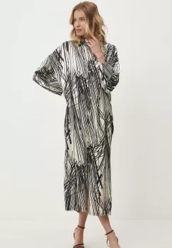 Answear Lab rochie culoarea bej, midi, oversize imagine