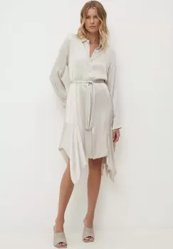 Answear Lab rochie culoarea bej, mini, drept imagine