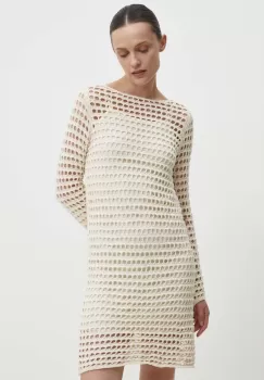 Answear Lab rochie culoarea bej, mini, drept imagine