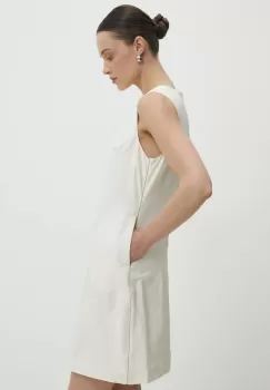 Answear Lab rochie culoarea bej, mini, drept imagine