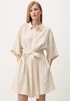 Answear Lab rochie culoarea bej, mini, evazati imagine