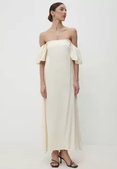 Answear Lab rochie culoarea bej, mini, evazati imagine