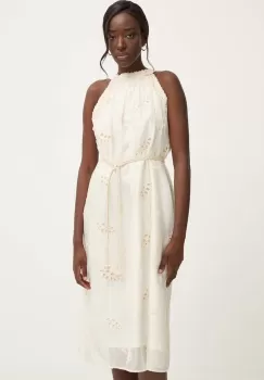 Answear Lab rochie culoarea bej, mini, evazati imagine