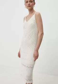 Answear Lab rochie culoarea bej, mini, mulata imagine