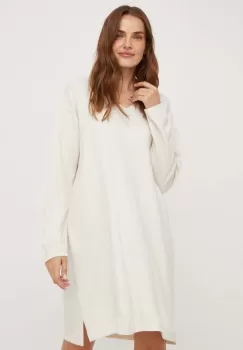 Answear Lab rochie culoarea bej, mini, oversize imagine