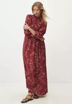 Answear Lab rochie culoarea bordo, maxi, evazati imagine