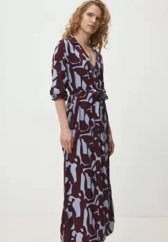 Answear Lab rochie culoarea bordo, maxi, evazati imagine