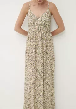 Answear Lab rochie culoarea galben, maxi, evazati imagine