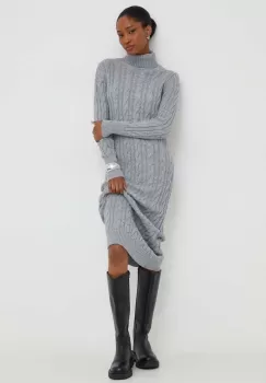 Answear Lab rochie culoarea gri imagine