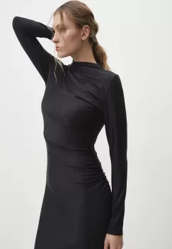 Answear Lab rochie culoarea gri, maxi, mulata imagine