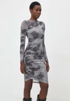 Answear Lab rochie culoarea gri, mini, mulata imagine