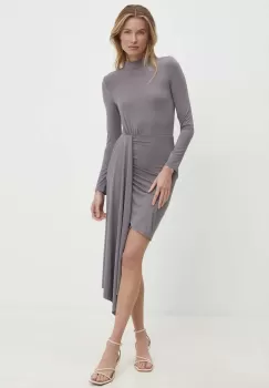 Answear Lab rochie culoarea gri, mini, mulata imagine