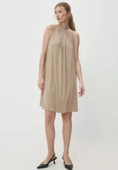 Answear Lab rochie culoarea maro, mini, evazati imagine