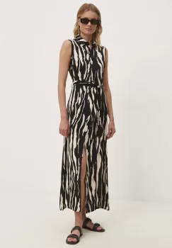 Answear Lab rochie culoarea negru, maxi, drept imagine