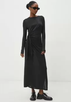 Answear Lab rochie culoarea negru, maxi, drept imagine