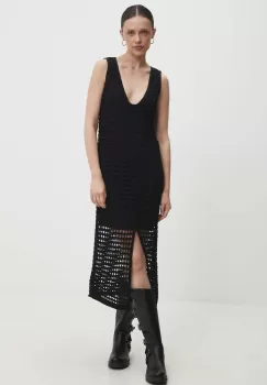 Answear Lab rochie culoarea negru, maxi, drept imagine