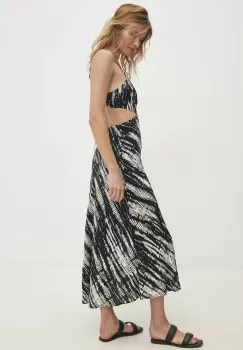 Answear Lab rochie culoarea negru, maxi, drept imagine