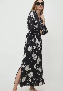 Answear Lab rochie culoarea negru, maxi, drept imagine