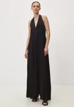 Answear Lab rochie culoarea negru, maxi, drept imagine