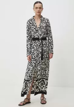 Answear Lab rochie culoarea negru, maxi, drept imagine