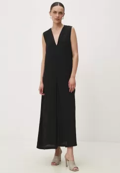 Answear Lab rochie culoarea negru, maxi, drept imagine