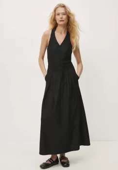 Answear Lab rochie culoarea negru, maxi, evazati imagine