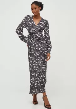 Answear Lab rochie culoarea negru, maxi, evazati imagine