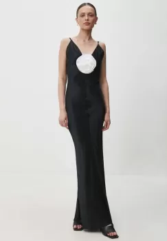 Answear Lab rochie culoarea negru, maxi, evazati imagine